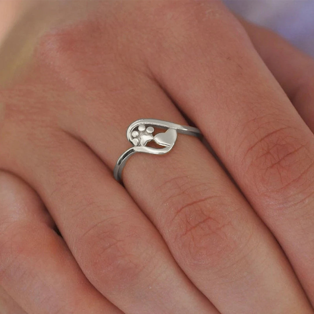 Thank you for being my mom heart pet ring