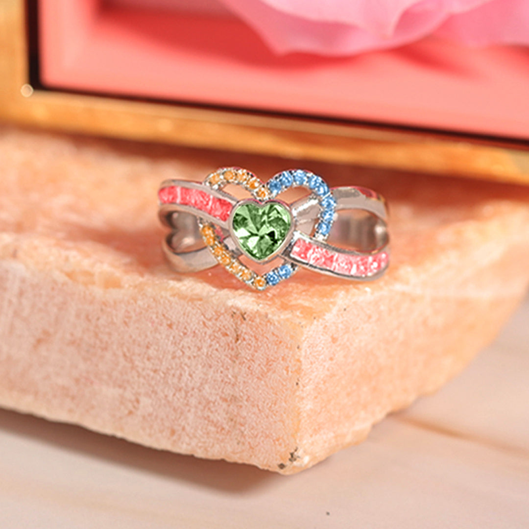 I WEAR MULTI-COLORED FOR MY STAR CHILD INFINITE LOVE RING