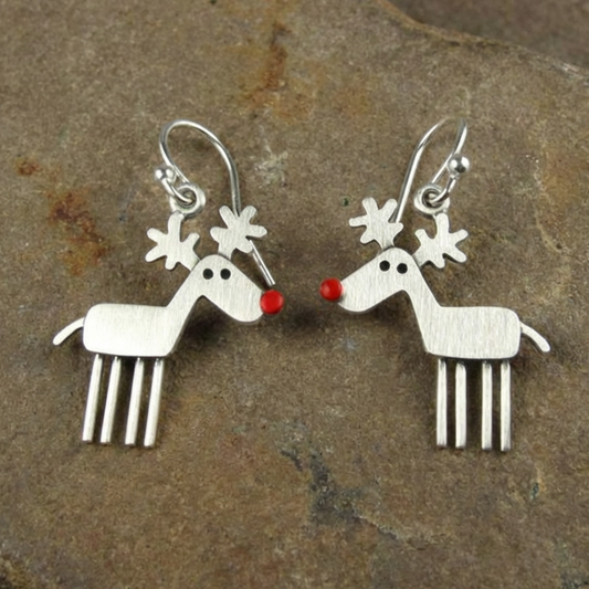 Vintage Rudolph Earrings