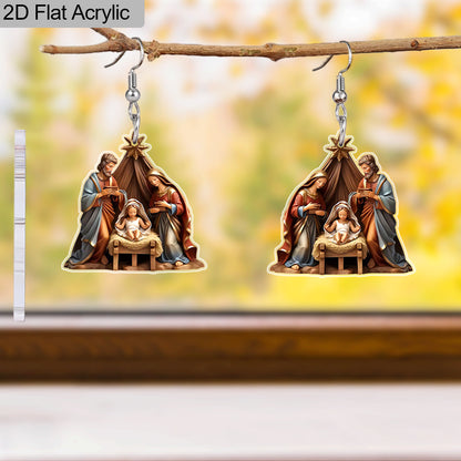 Nativity Scene Earrings