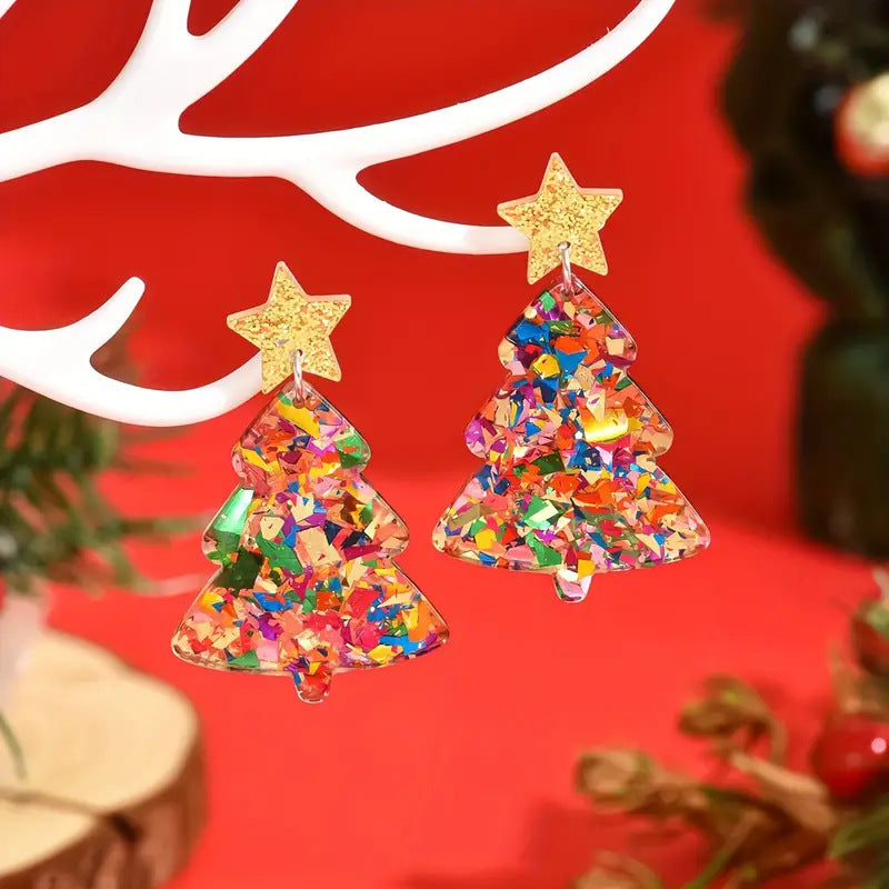 Christmas Tree Earrings