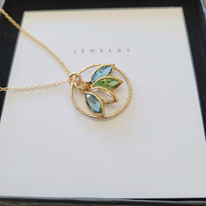 Custom Mother’s Birthstone Necklace