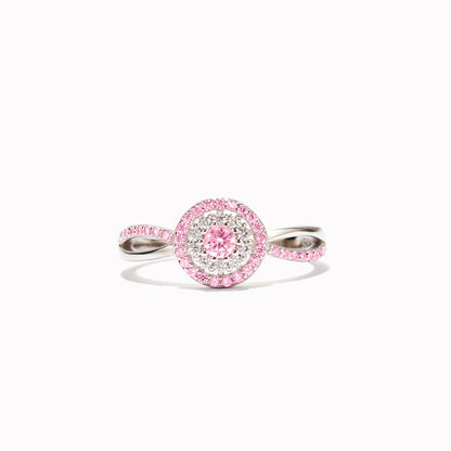 S925 Raise Awareness I Am Enough Circle Ring