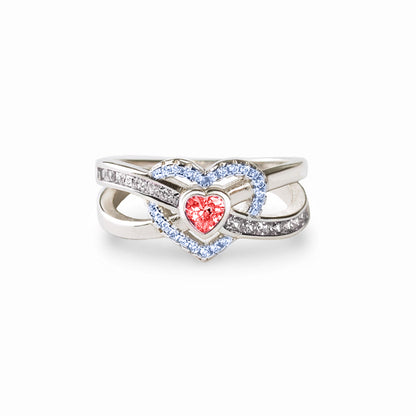[⚡25% OFF] I WEAR BLUE & RED DROP BLOOD INFINITE LOVE RING
