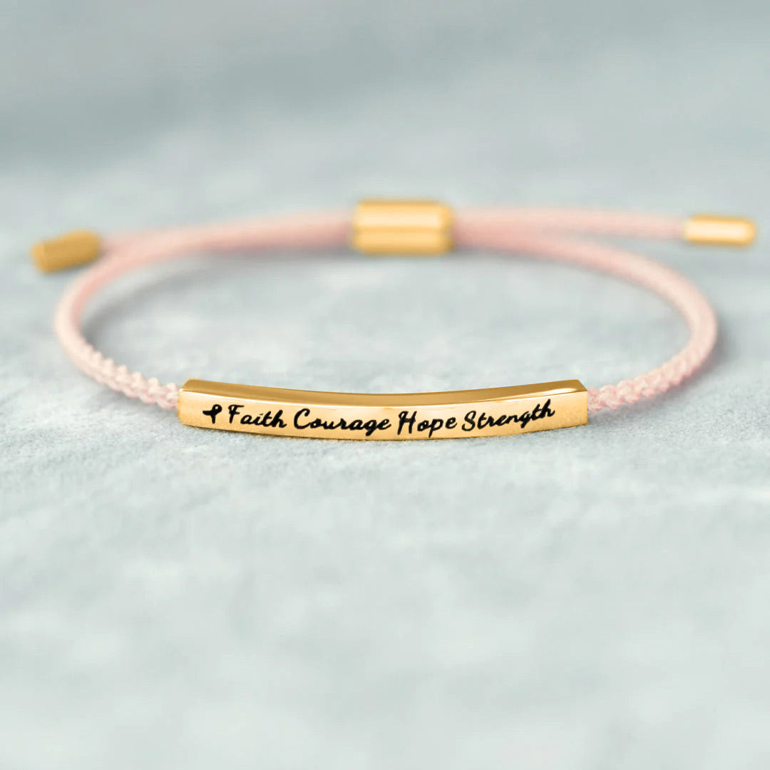 You Are Unbreakable Faith Bracelet