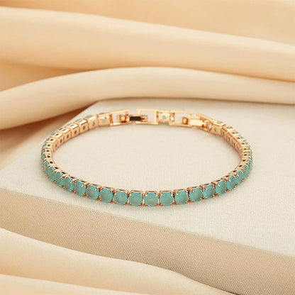 Ovarian Cancer Awareness Tennis Bracelet