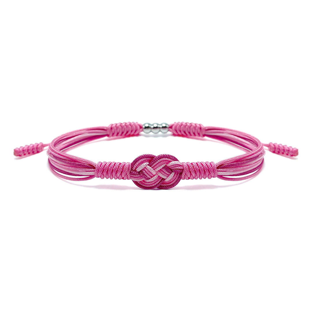 Breast Cancer Awareness-Support the fighters Pink knot bracelet