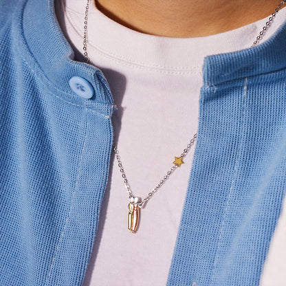 For Bonus Daughter - Always Shine Like The Brightest Star Star Pendant Necklace