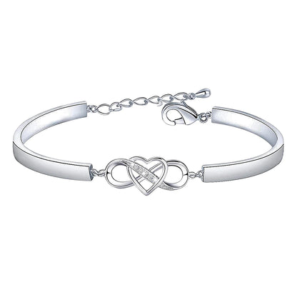 For Daughter-in-law - You Are My Daughter-in-heart Infinity Heart Bracelet