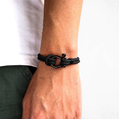 For Grandson - I Squeezed This Knot Bracelet Really Tight And Filled It With My Love And Light Knot Bracelet