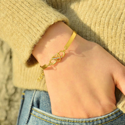 For Daughter-in-law - You Are My Daughter-in-heart Infinity Heart Bracelet