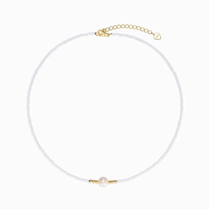 To my Daughter No matter how far you go, you'll always have my heart - pearl necklace