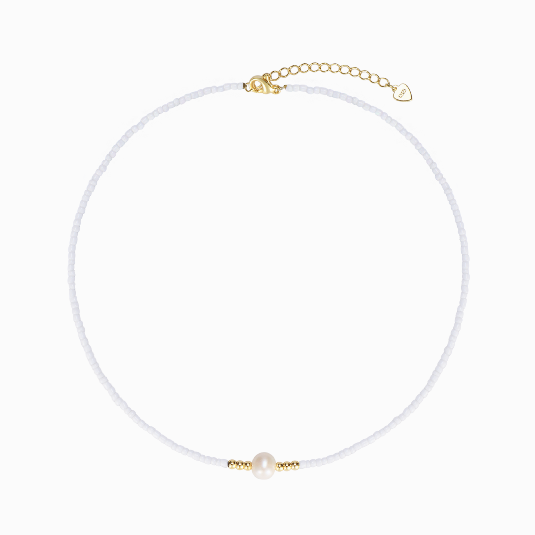 For Granddaughter-Blue Pearl in the Storm Necklace
