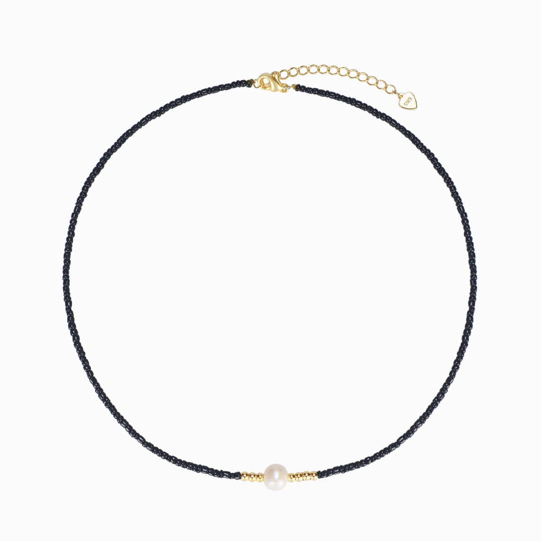 For Granddaughter-Blue Pearl in the Storm Necklace
