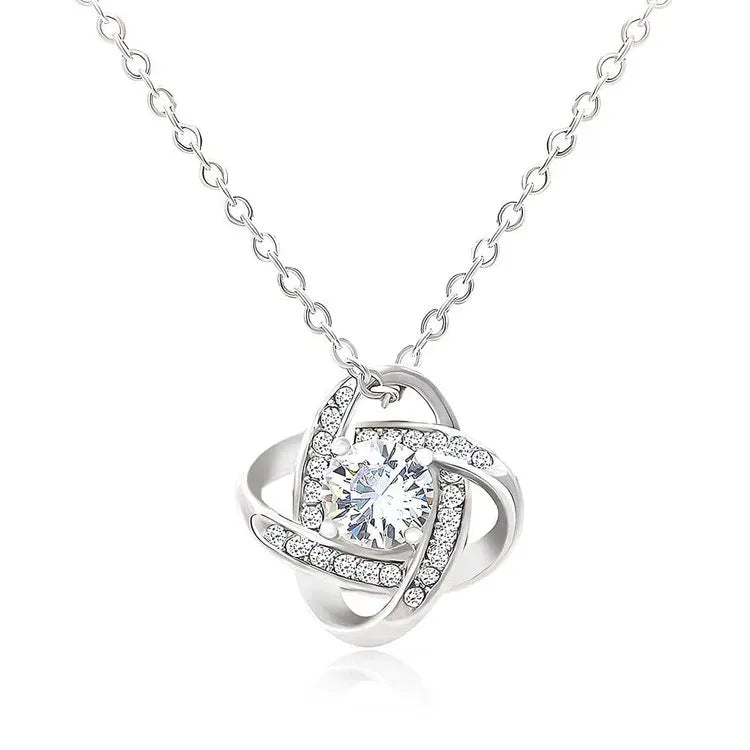 Apology Forever Rose Gift For Her - Necklace & Message Gift Set