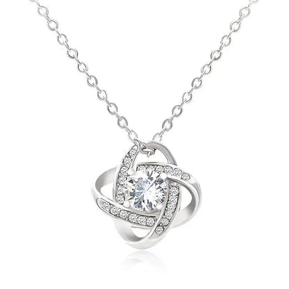 Apology Forever Rose Gift For Her - Necklace & Message Gift Set