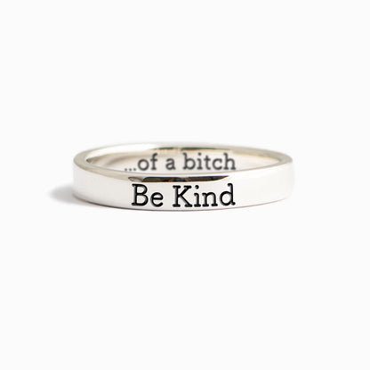 💓2025-New Year Hot Sale🎁 BE KIND...OF A BI♥CH Signature Ring