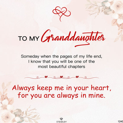 To my Granddaughter Infinity Love Bead Bracelet