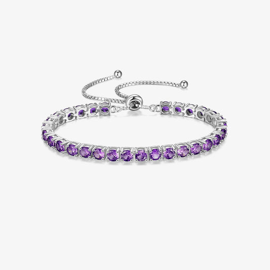 Alzheimer dementia awareness Purple Tennis Bracelet