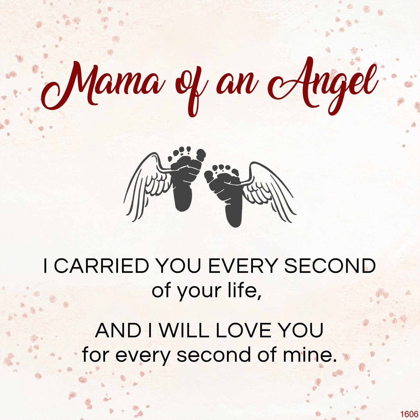 For Memorial - Mama of an Angel Braided ankle bracelet