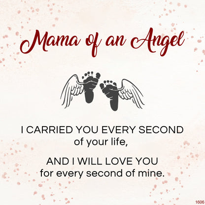 Mama of an Angel Name Personalized Ring