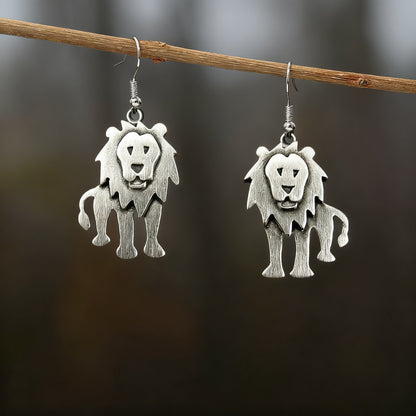 Vintage Lion Earrings