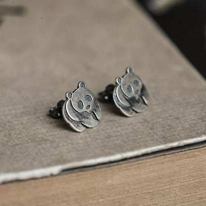 Vintage Panda Earrings