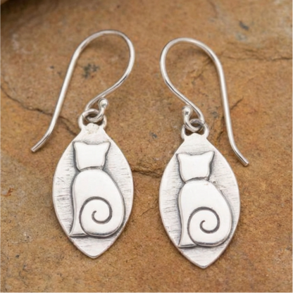Vintage Cat Earrings