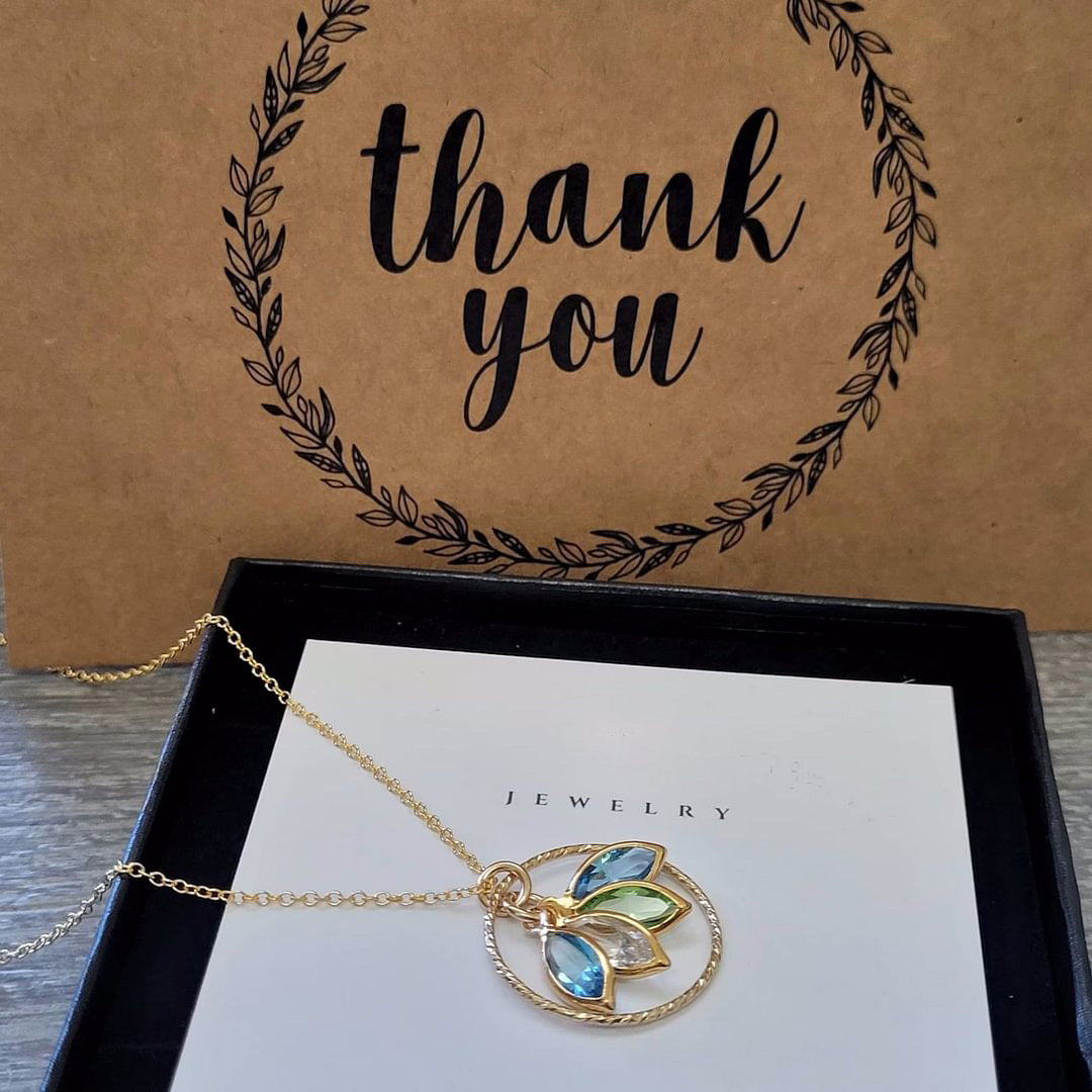 Custom Mother’s Birthstone Necklace