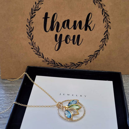 Custom Mother’s Birthstone Necklace
