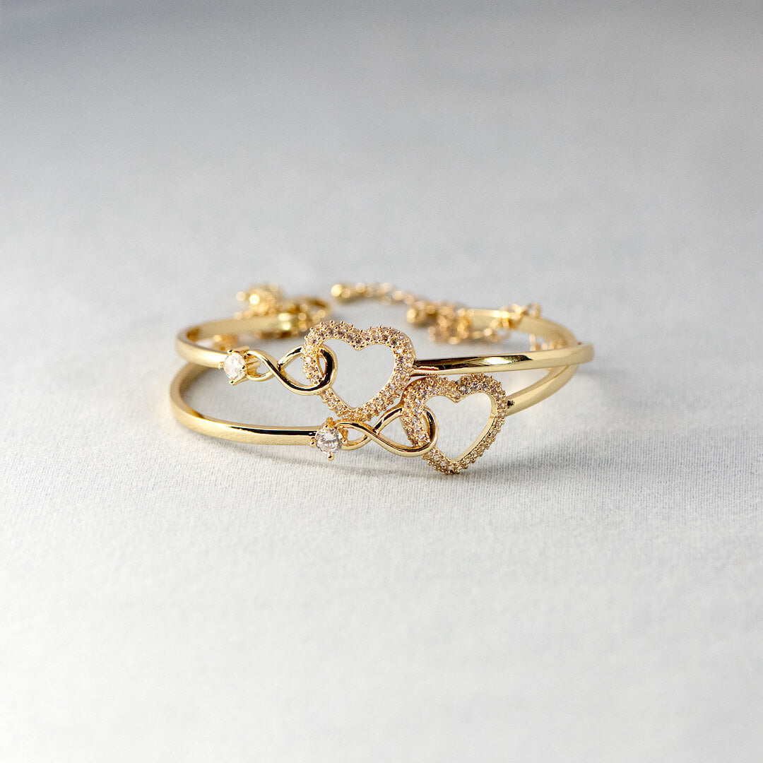 S925 Mother and Daughter A Link That Can Never Be Undone Bracelet