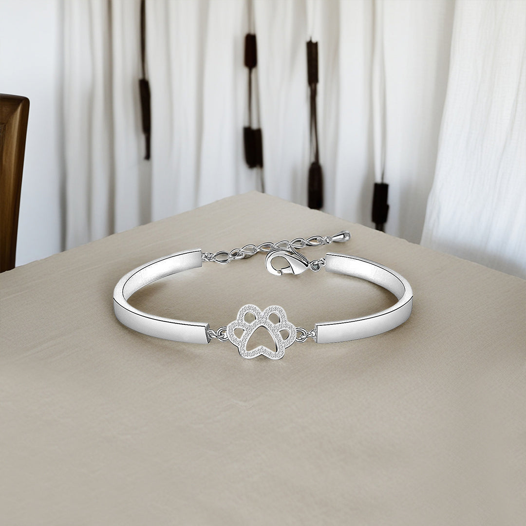 "Angel's Companion" Paw Memorial Bracelet