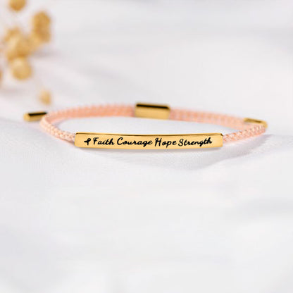 You Are Unbreakable Faith Bracelet
