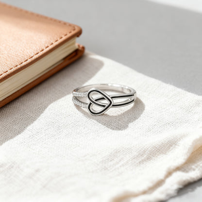 Melanoma & Skin Cancer Awareness Black Stone Ring