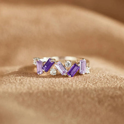 Purple Pancreatic Cancer Warrior Ring