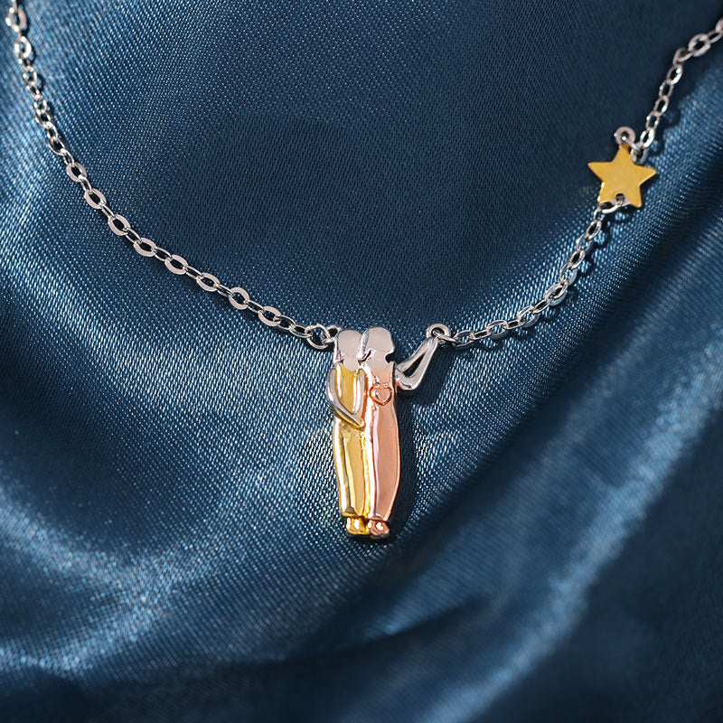 For Bonus Daughter - Always Shine Like The Brightest Star Star Pendant Necklace