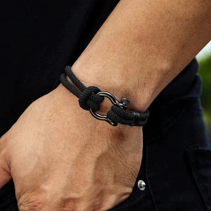 For Grandson - I Squeezed This Knot Bracelet Really Tight And Filled It With My Love And Light Knot Bracelet