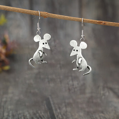 Vintage  Mouse Earrings