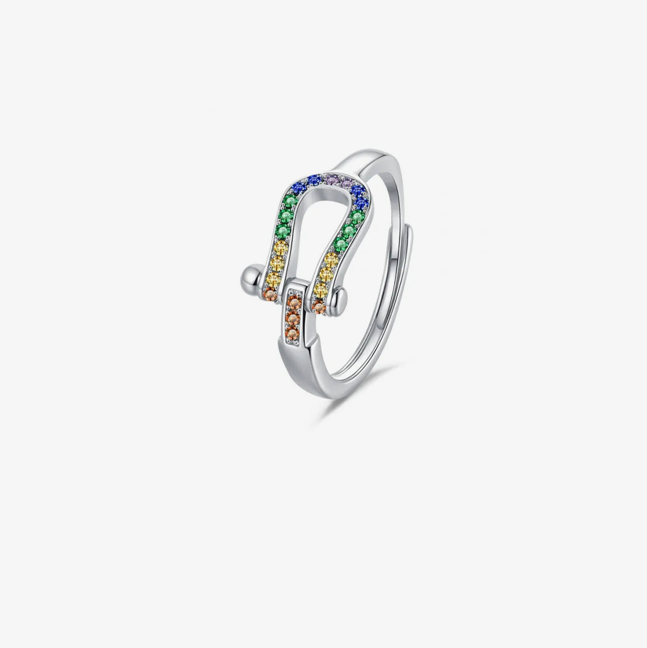 Autism Awareness - Multi-Colored Adjustable Knot Ring