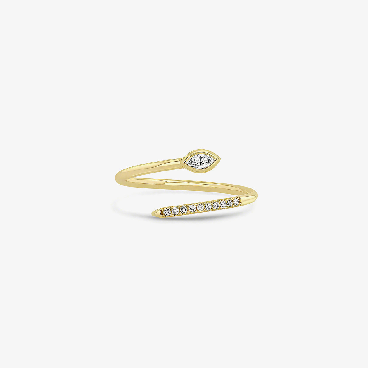 It is ok to not be ok-Marquise open ring