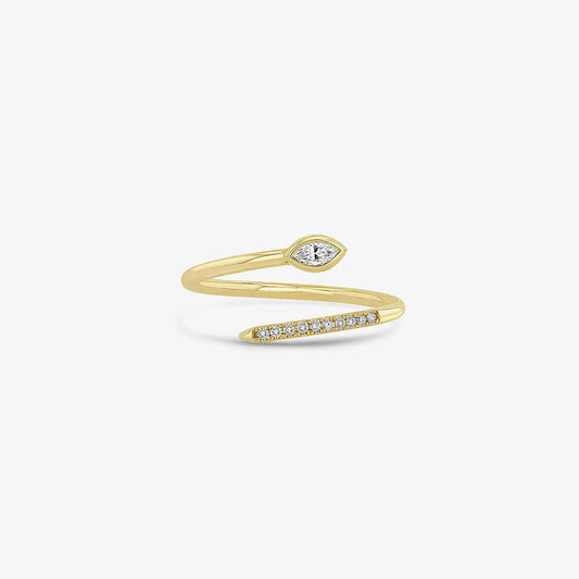 It is ok to not be ok-Marquise open ring