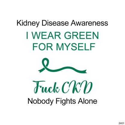 Kidney Disease Awareness Circle Ring