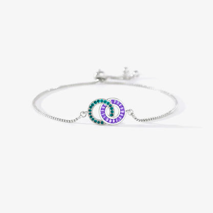 Suicide Prevention Awareness Circle Bracelet
