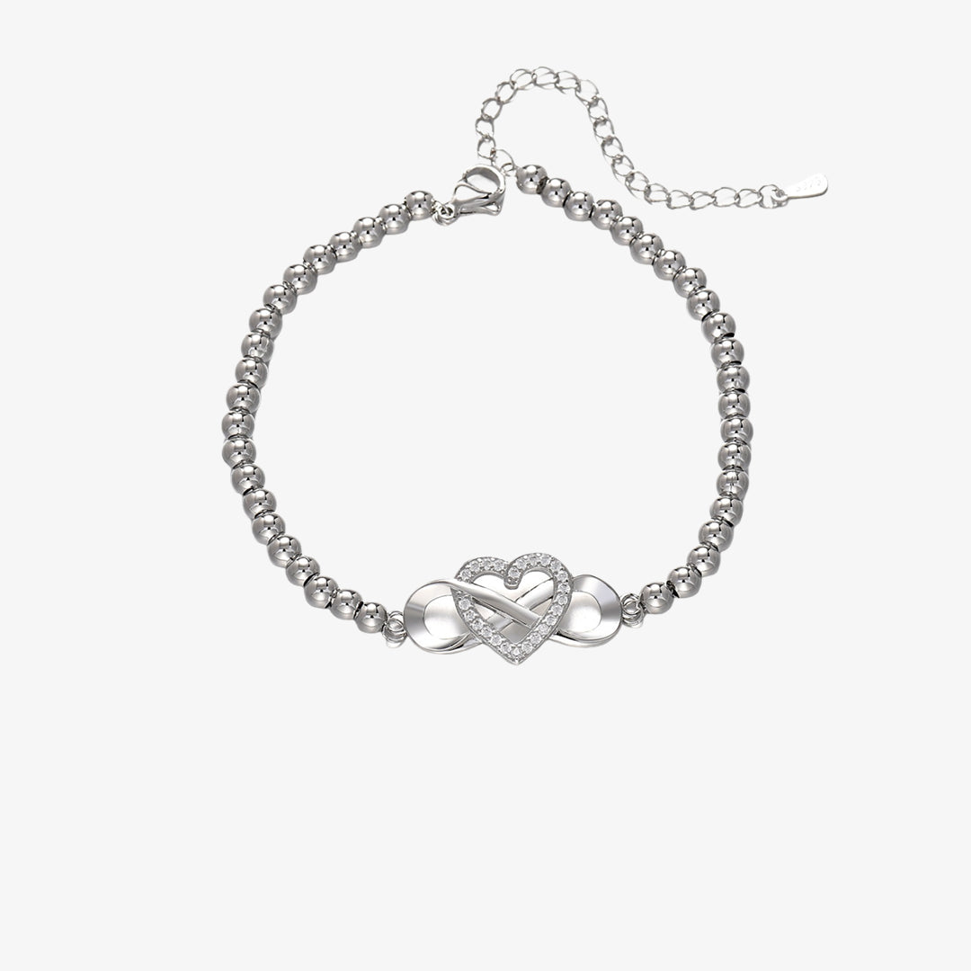 To my Granddaughter Infinity Love Bead Bracelet