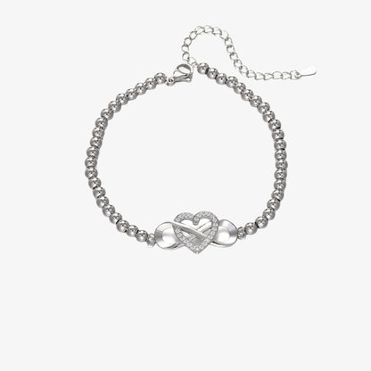 To my Granddaughter Infinity Love Bead Bracelet
