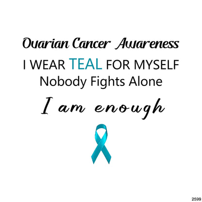 Ovarian Cancer Awareness-Thalassophile Sea Glass Wide Band Ring