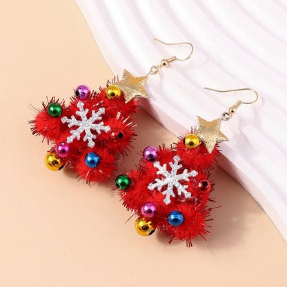 Handmade Christmas Tree Earrings