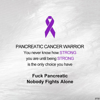 Purple Pancreatic Cancer Warrior Ring