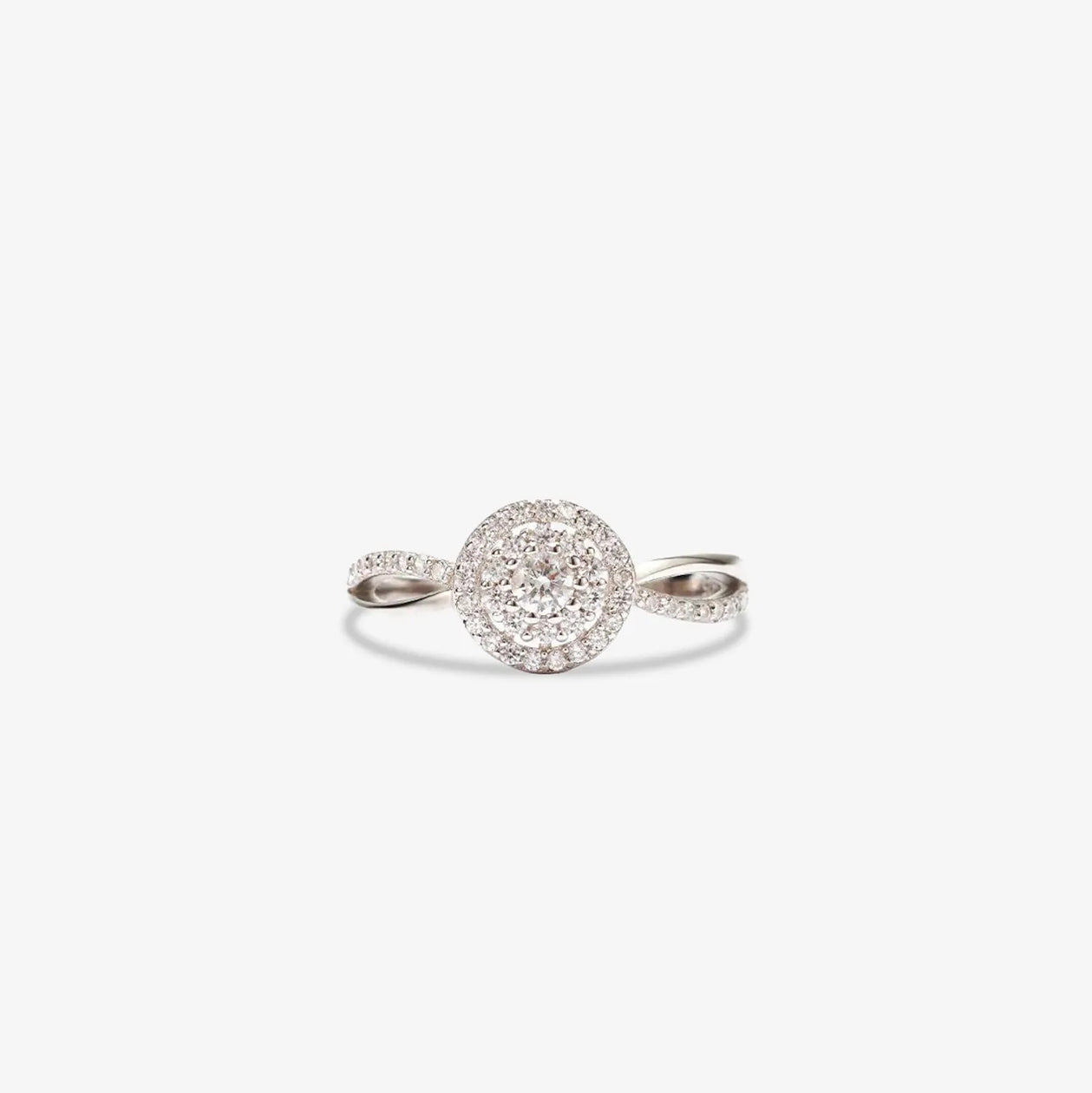 To my daughter -Round Diamond Infinity Ring