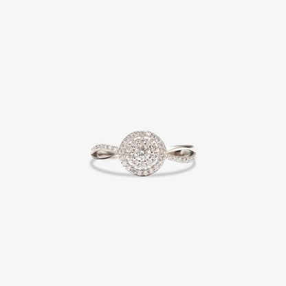 To my daughter -Round Diamond Infinity Ring